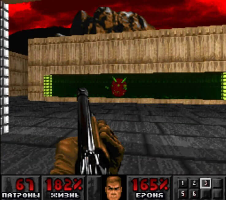 Doom - геймплей игры на PlayStation